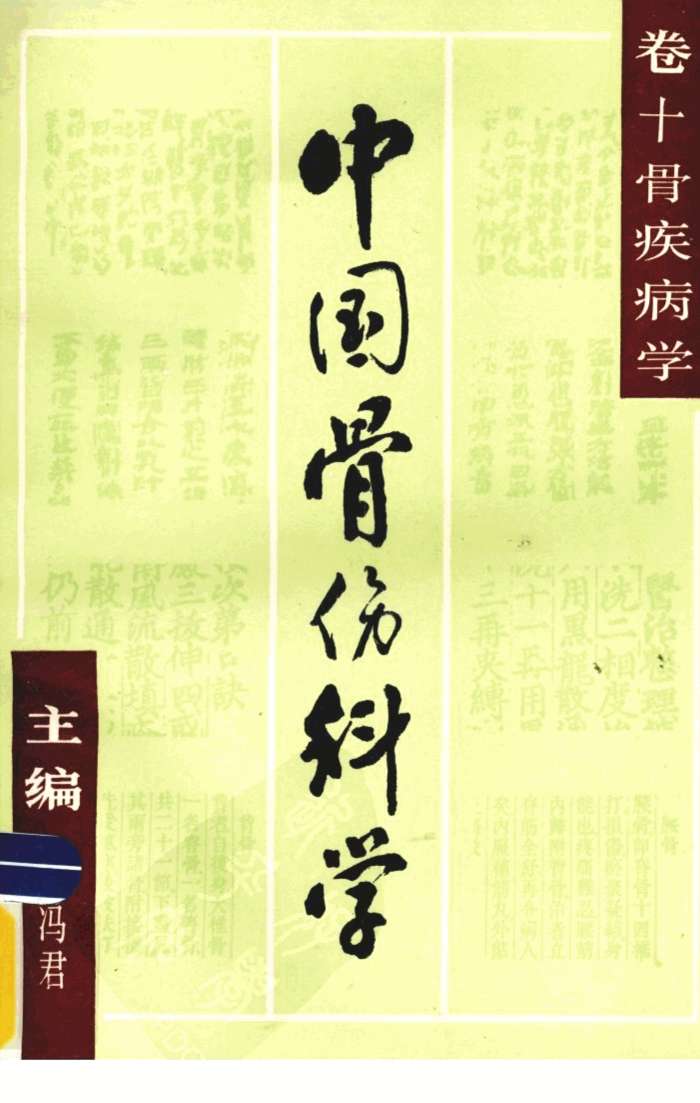 中国骨伤科学  卷10  骨疾病学